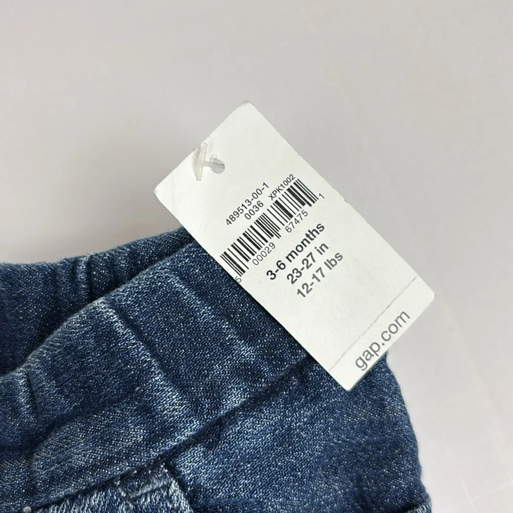 NWT GAP Baby Halloween Jeans with Ghost and Bat Patches - Size 3-6 Months